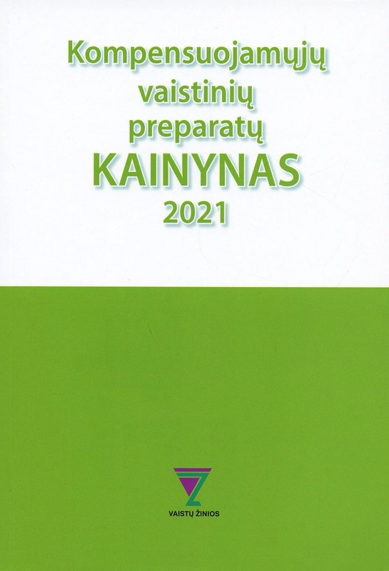 Kompensuojamųjų vaistinių preparatų kainynas 2021
