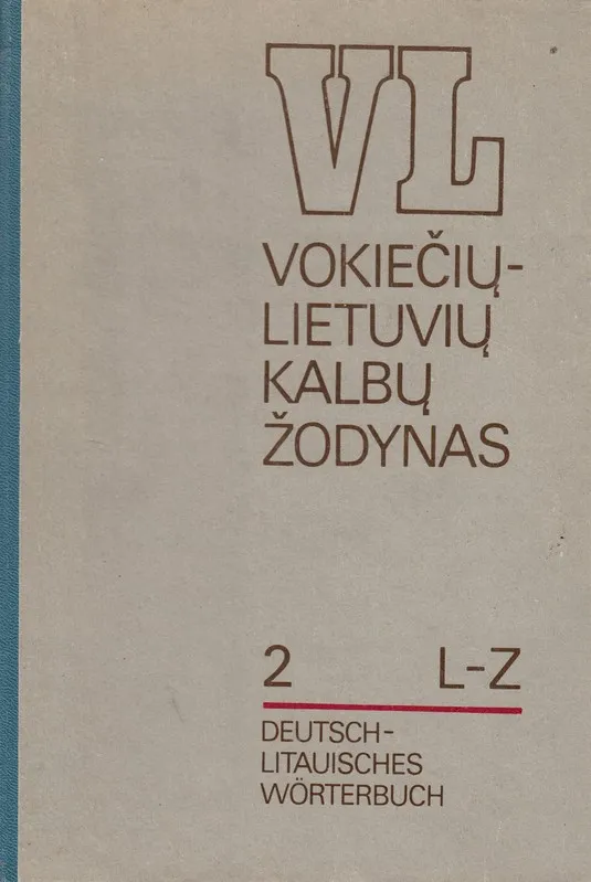 Vokiečių-lietuvių kalbų žodynas IId. L-Z (1992)