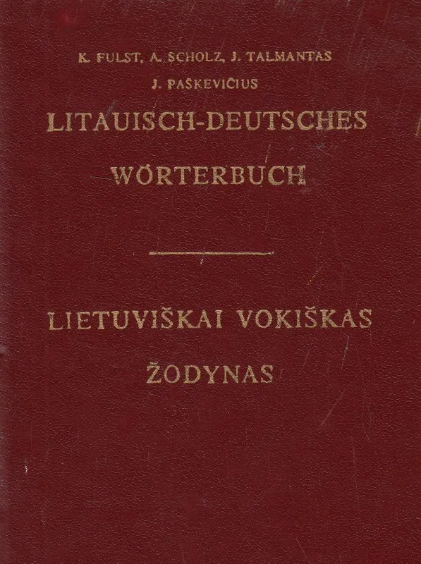 Lietuviškai vokiškas žodynas