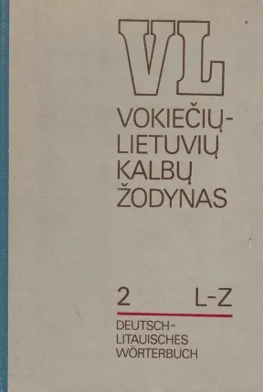 Vokiečių - lietuvių kalbų žodynas II tomas