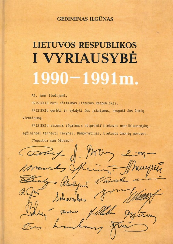 Lietuvos Respublikos I Vyriausybė 1990–1991 m.