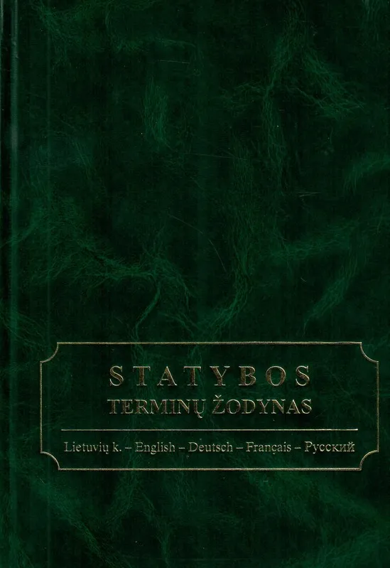 Statybos terminų žodynas