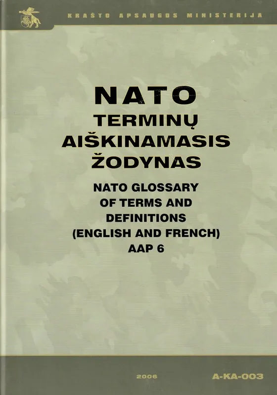 NATO terminų aiškinamasis žodynas