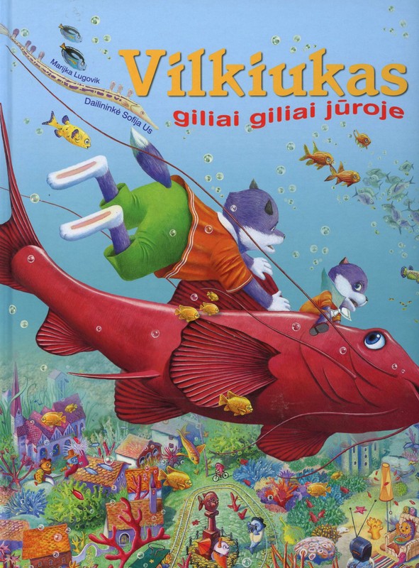 Vilkiukas giliai giliai jūroje