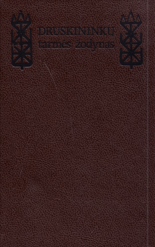 Druskininkų tarmės žodynas