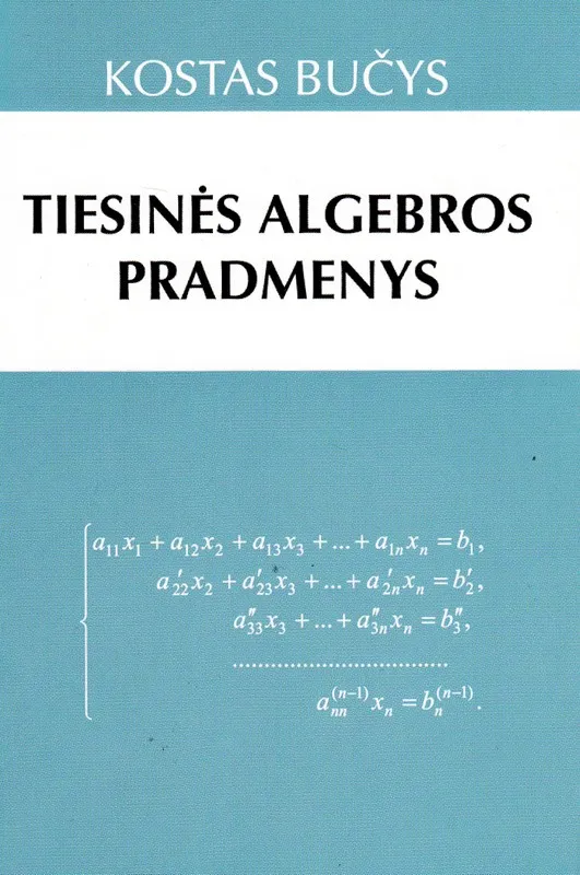 Tiesinės algebros pradmenys