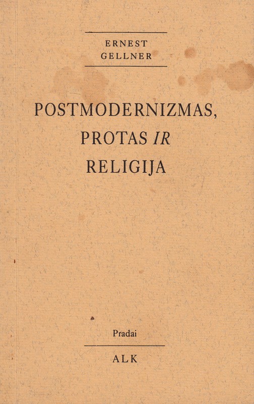 Postmodernizmas, protas ir religija