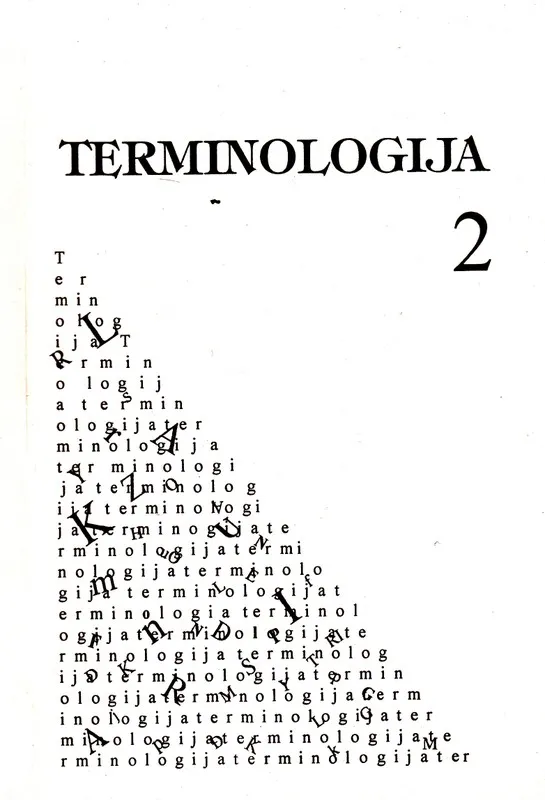 Terminologija 2 1995