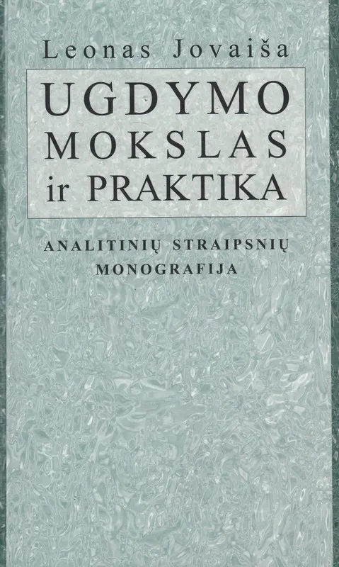 Ugdymo mokslas ir praktika