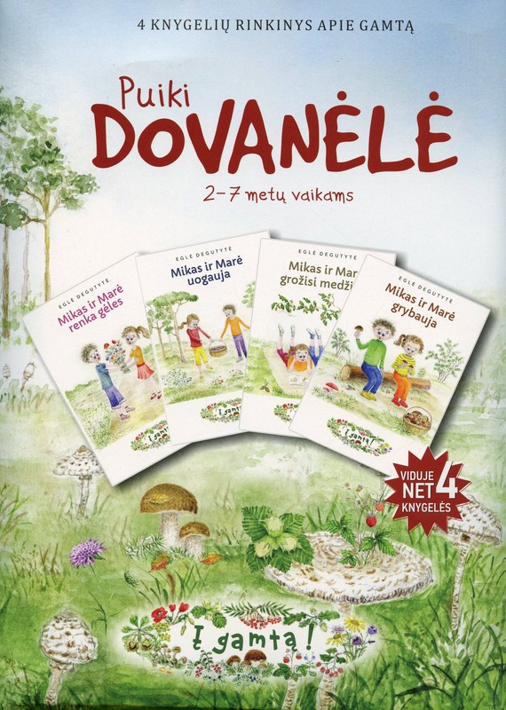 Puiki dovanėlė 2-7 metų vaikams