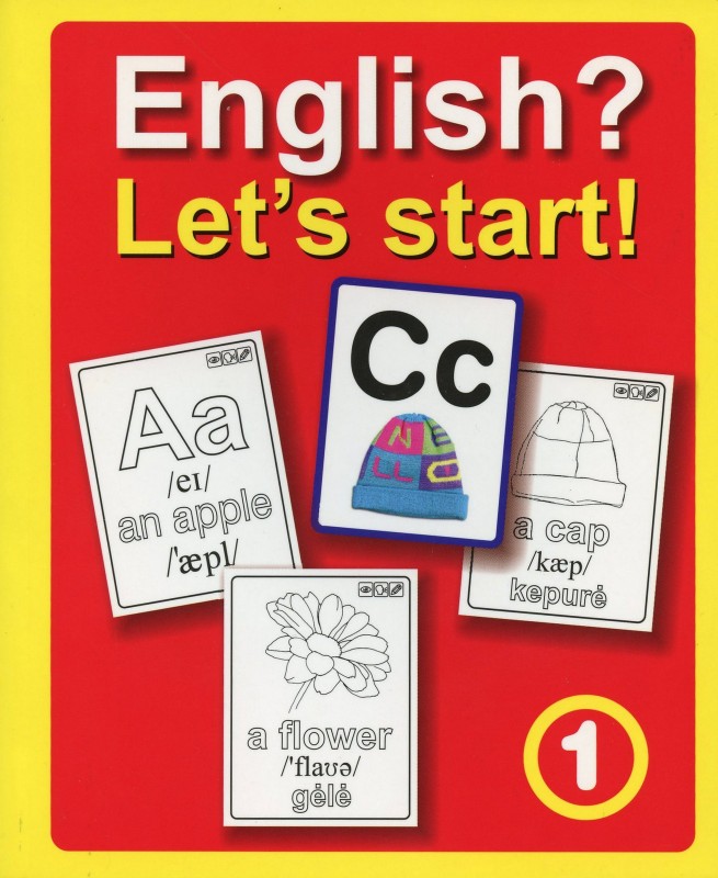 English? Let's Start! 1 (knyga+kortelių rinkinys)