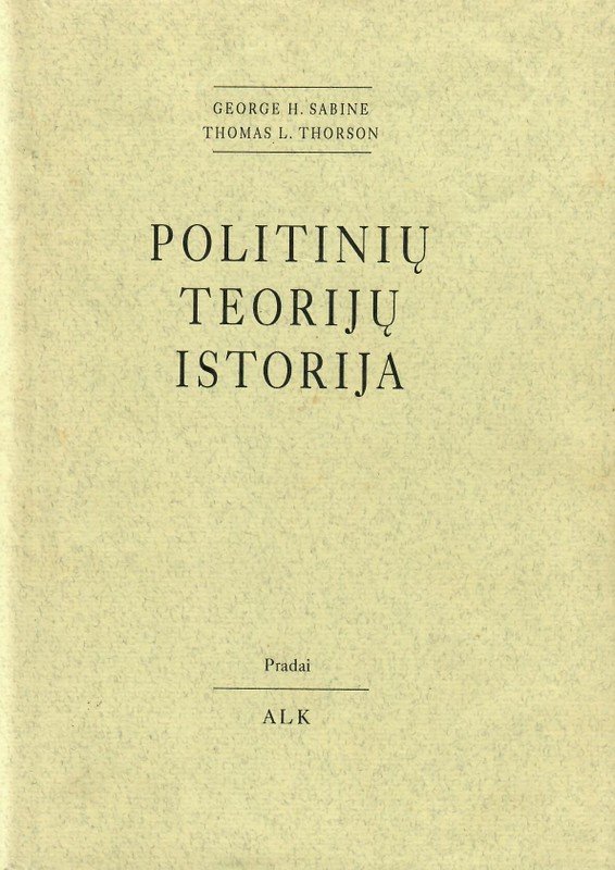 Politinių teorijų istorija (1995)