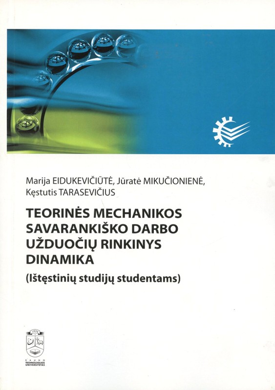 Teorinės mechanikos savarankiško darbo užduotys