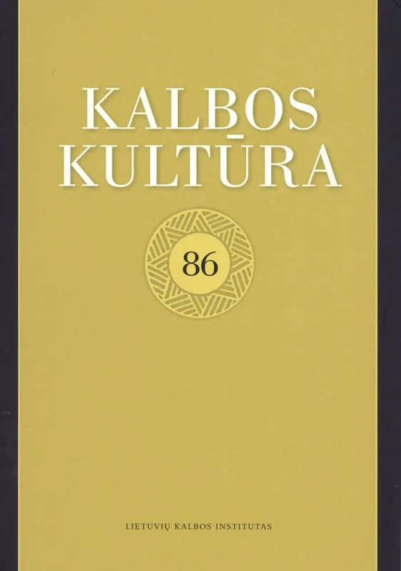 Kalbos kultūra 86
