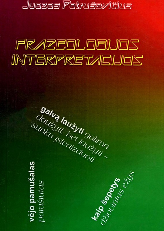 Frazeologijos interpretacijos