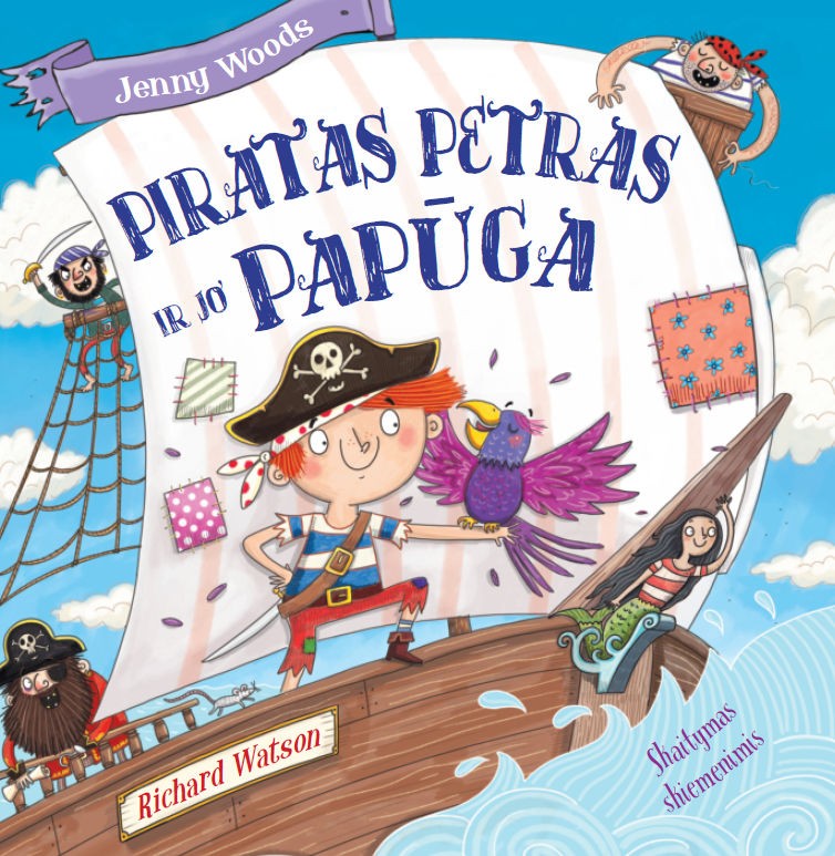 Piratas Petras ir jo papūga. Skiemenuota pasaka