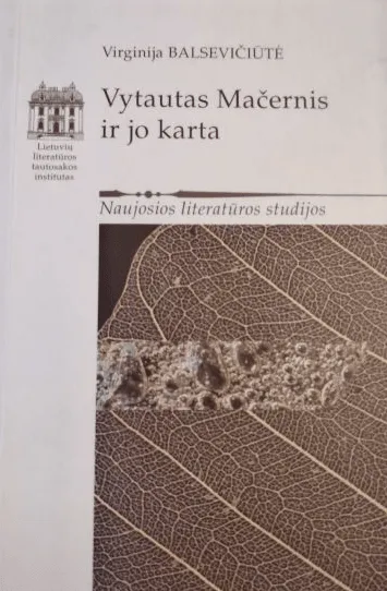 Vytautas Mačernis ir jo karta