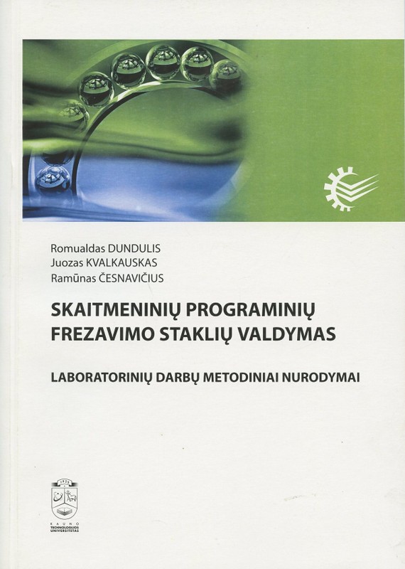Skaitmeninių programinių frezavimo staklių valdymas