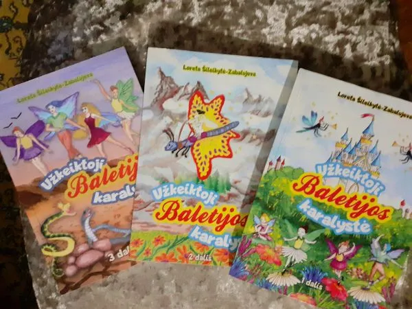 "Užkeiktoji Baletijos karalystė I-III dalys (3 knygos)