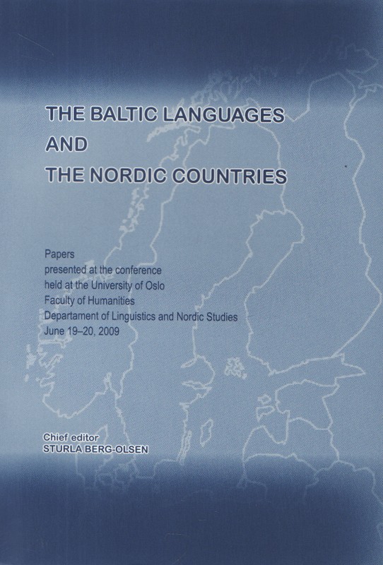 The Baltic languages and the Nordic countries
