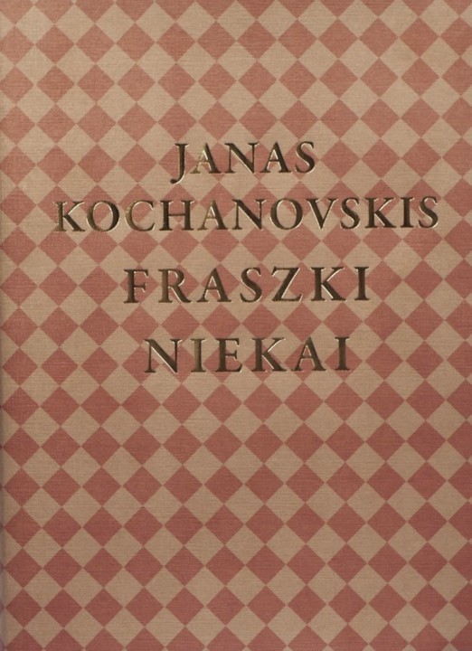 Fraszki. Niekai