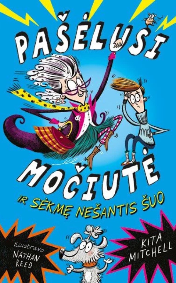 Pašėlusi močiutė ir sėkmę nešantis šuo