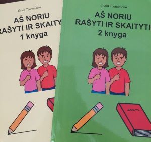 Aš noriu rašyti ir skaityti  1,2 knyga
