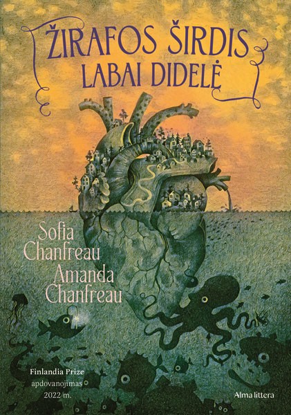Žirafos širdis labai didelė