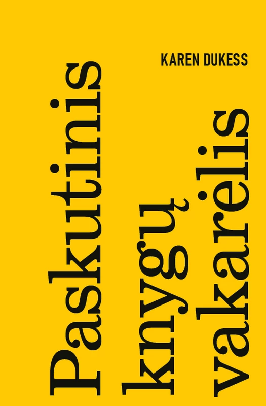 PASKUTINIS KNYGŲ VAKARĖLIS. Išskirtinė knygos.lt kolekcija 49/100