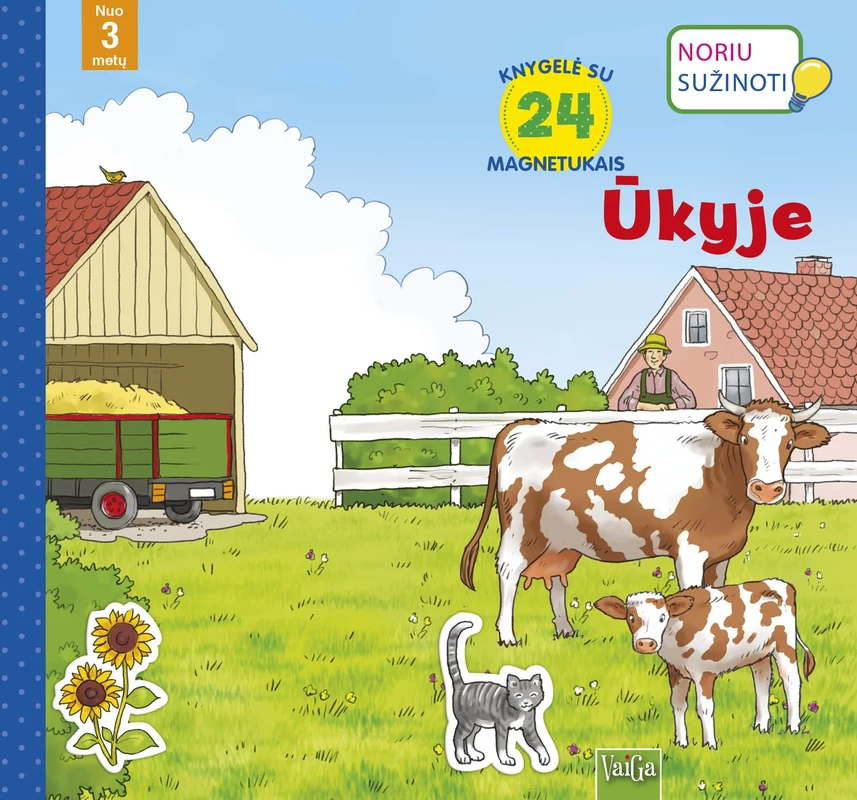 Ūkyje. Knygelė su magnetukais