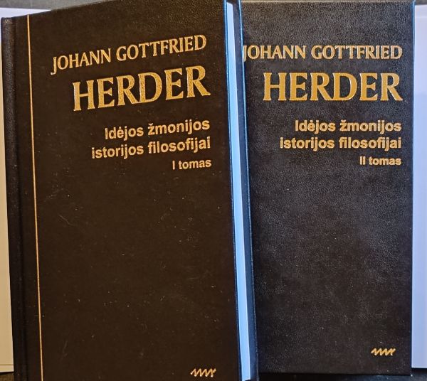Idėjos žmonijos istorijos filosofijai, I ir II tomai