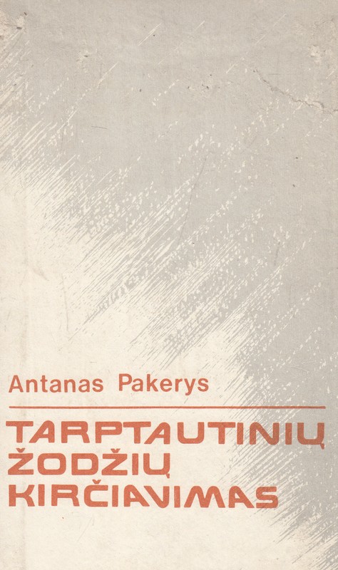 Tarptautinių žodžių kirčiavimas