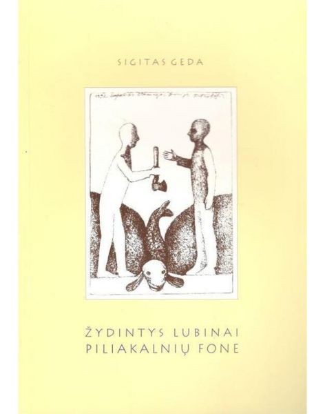 Žydintys lubinai piliakalnių fone