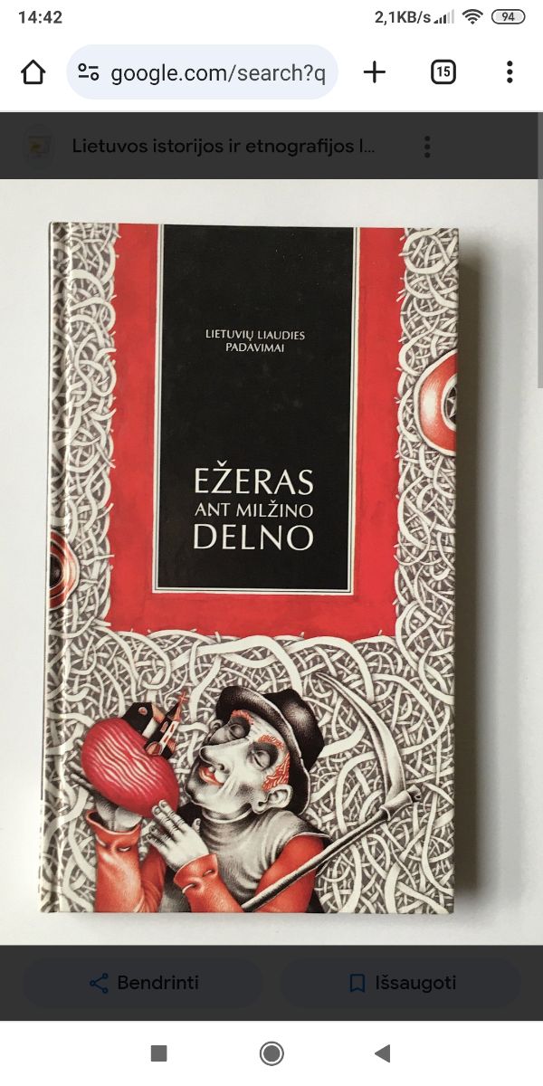 Ežeras ant milžino delno