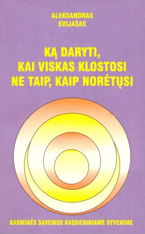 Ką daryti, kai viskas klostosi ne taip, kaip norėtųsi