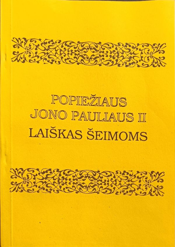Popiežiaus Jono Pauliaus II Laiškas šeimoms
