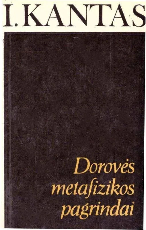 Dorovės metafizikos pagrindai