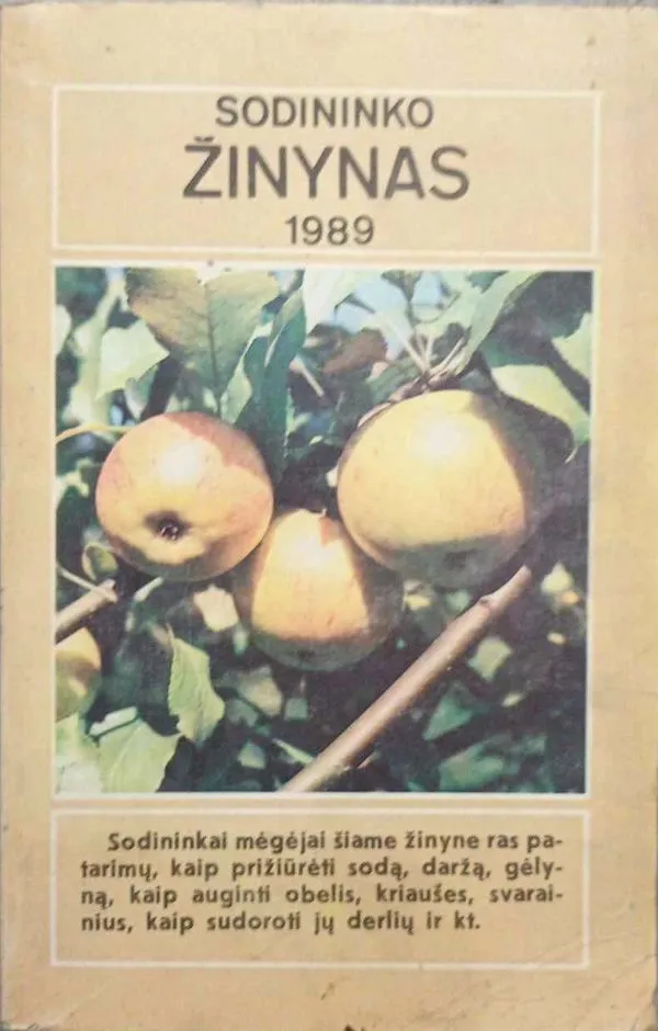 Sodininko žinynas, 1989 m.