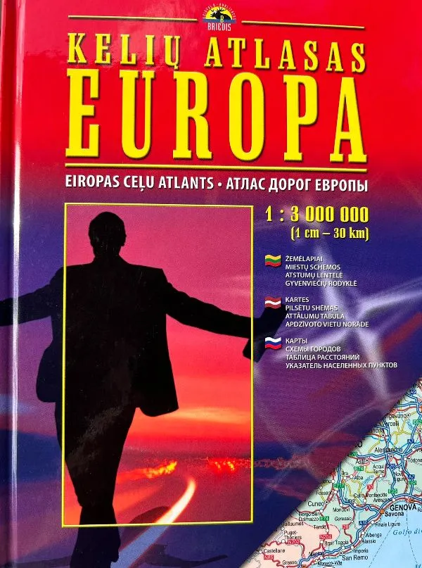 Europa. Kelių atlasas, 1 : 3 000 000