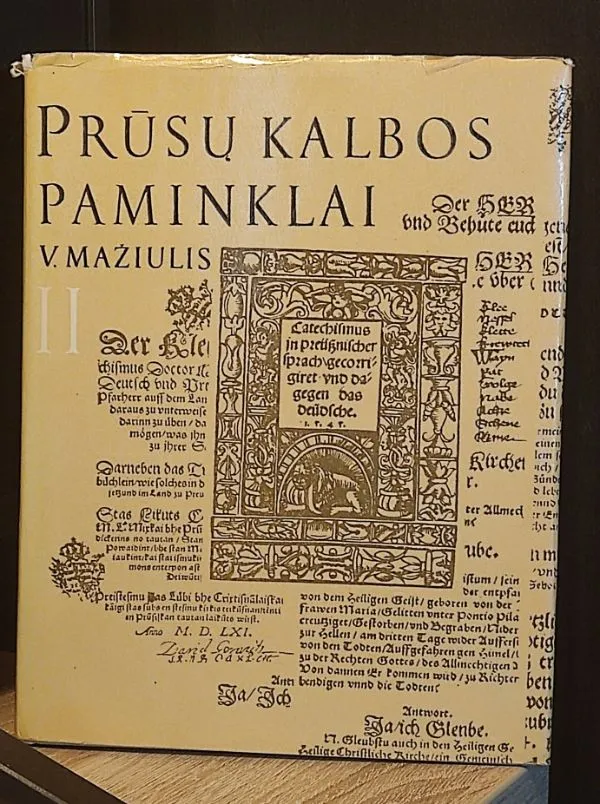 Prūsų kalbos paminklai (II)