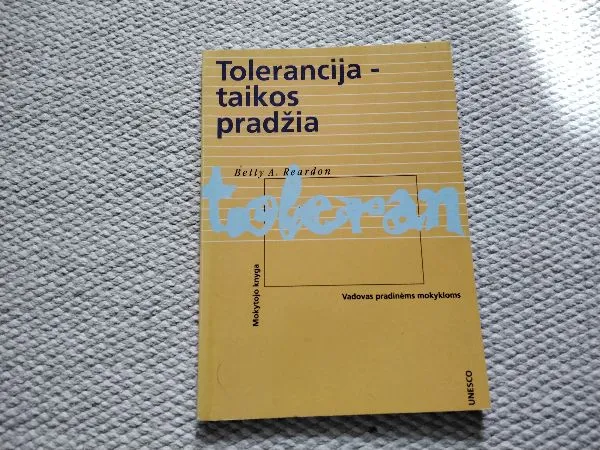 tolerancija- taikos pradžia