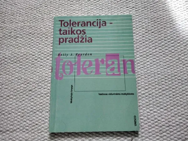tolerancija - taikos pradžia