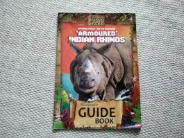 souvenir guide book indian rhinos