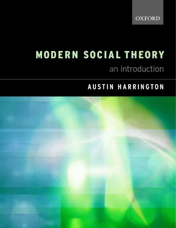 Modern Social Theory An Introduction