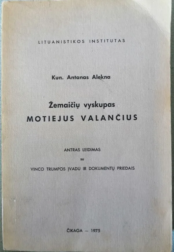 Žemaičių vyskupas Motiejus Valančius