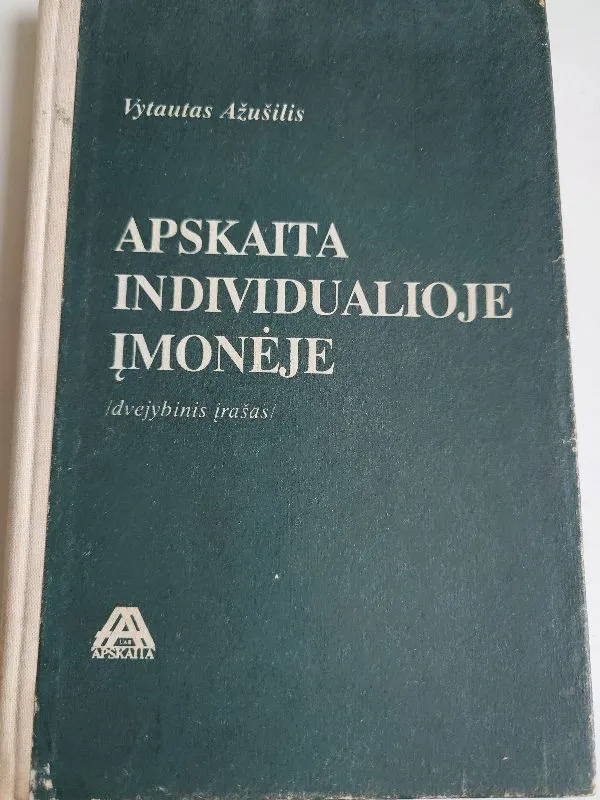 Apskaita individualioje įmonėje