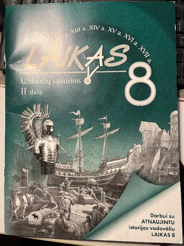 Laikas 8. Užduočių sąsiuvinis II dalis