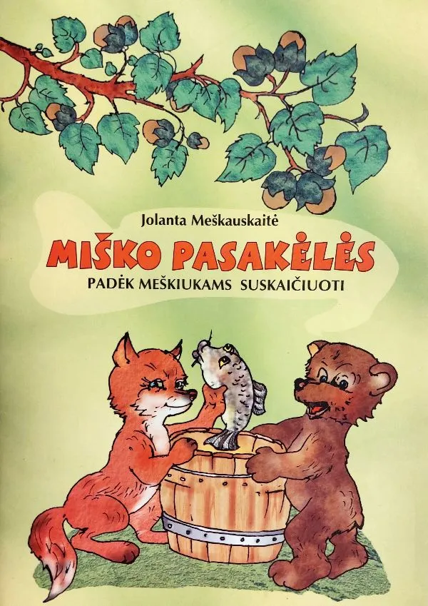 Miško pasakėlės. Padėk meškiukams suskaičiuoti