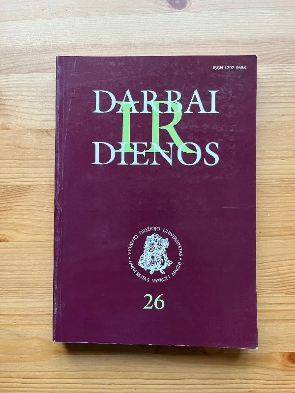 Darbai ir dienos