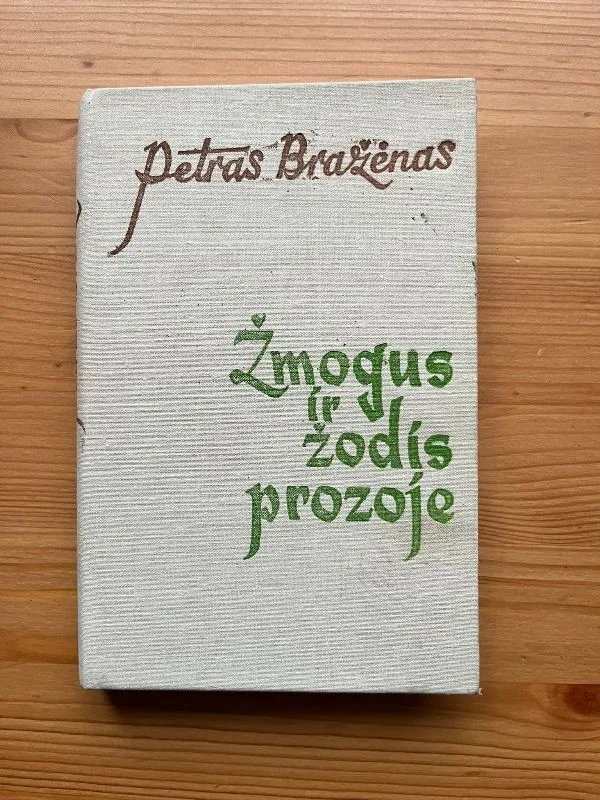 Žmogus ir žodis prozoje